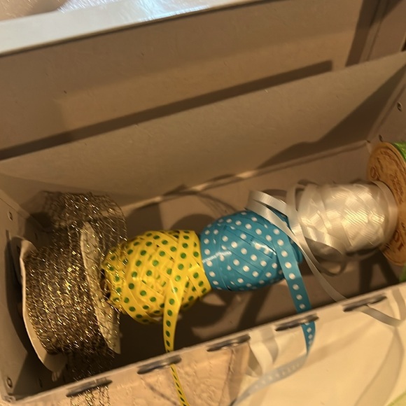 Ribbon dispensers / organizers. Makes beautiful gift wrapping a breeze. - Picture 3 of 5